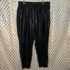 Express Leather joggers size L